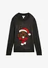 Pull de Noël avec motif de chien, bonprix