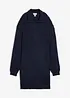 Robe courte en maille à encolure boutonnée, bonprix