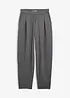 Pantalon Barrel en matière néoprène douce, bonprix