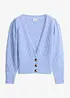 Feinstrickjacke mit Knopfdetails, bonprix