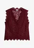 Gilet sans manches en dentelle, bonprix