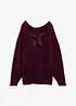Pull long en maille poilue douce, bonprix