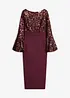 Midikleid mit Pailletten, bonprix