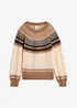 Norweger-Pullover aus weichem Alpaka-Mix, bonprix