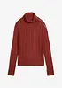 Pull doux à col roulé, bonprix
