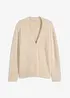 Strickjacke aus Federgarn, bonprix