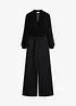 Jumpsuit im Material-Mix, bonprix