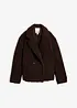 Teddyfell-Jacke mit Kragen und Doppelknopf, bonprix