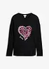Langarmshirt aus softer Viskose, bonprix