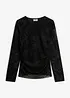 Langarmshirt aus feinem Mesh, bonprix