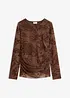 Langarmshirt aus feinem Mesh, bonprix