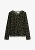 Langarmshirt aus softem Mesh, bonprix