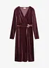 Jerseykleid aus Samt, bonprix