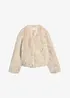 Veste en peluche brillante, bonprix