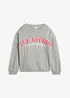 Sweatshirt aus weichem Baumwoll-Mix, bonprix