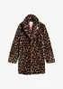 Veste en peluche à col tailleur, bonprix