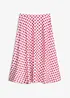 Jupe midi fluide en viscose mélangée, bonprix