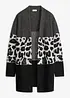 Longstrickjacke mit Jacquardmuster, bonprix