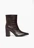 Bottines à talon bloc, bonprix