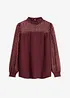 Blouse à empiècement smocké, bonprix