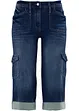 Cargo Jeans, Mid Waist, Stretch, bonprix