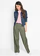 Cargo Jeans aus Baumwolle, Mid Waist, bonprix