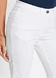 Jean 7/8 stretch avec dentelle, bonprix
