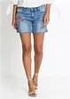 Jeans-Shorts Mid Waist, Stickerei, bonprix