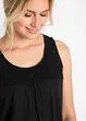 Baumwoll Longtop mit Spitze, bonprix