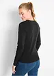 Feinstrick-Pullover mit V-Ausschnitt, bonprix