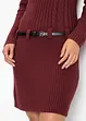 Strickkleid mit Gürtel, BODYFLIRT