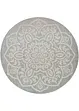 Tapis rond intérieur et extérieur grand motif ornement, bpc living bonprix collection