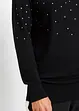 Pull long à strass, bonprix