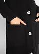 Gilet long en maille, poches plaquées, bonprix