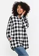 Flanell-Longbluse aus reiner Baumwolle, bonprix