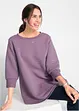 Langes Sweatshirt in A-Line, 3/4 Arm, bonprix