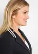 Baumwoll-Blazer mit gestreiften Details, bonprix