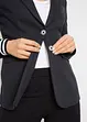 Baumwoll-Blazer mit gestreiften Details, bonprix