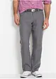 Regular Fit Leinenhose mit Turn-Up, Straight, bonprix