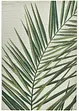 Tapis grand motif palmier, intérieur et extérieur, bonprix