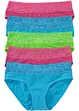 Slip (5er Pack) mit Spitze, bonprix