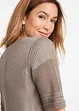 Gilet en maille ajourée, bonprix
