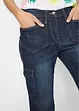 Cargo Jeans, Mid Waist, Stretch, bonprix