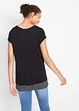 2-in-1 Umstandsshirt und Stillshirt aus Viskose, bonprix