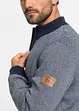 Strickjacke mit Stehkragen aus reiner Baumwolle, bonprix