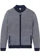Strickjacke mit Stehkragen aus reiner Baumwolle, bonprix