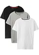 Jungen Basic T-Shirt aus  Bio-Baumwolle (3er Pack), bonprix