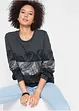 Sweat-shirt manches longues imprimé, John Baner JEANSWEAR