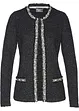 Strickjacke mit Perlen, bonprix