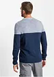 Pull coton style block en fine maille, bonprix